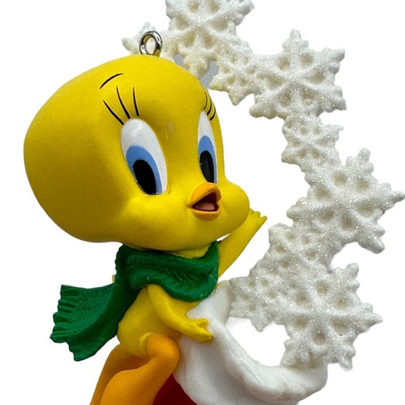 Hallmark Keepsake Ornament Tweety Looney Tunes Weady for Christmas Deck the Hall - Picture 8 of 13
